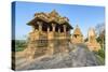 Nandi and Visvanatha temples, Khajuraho Group of Monuments, Madhya Pradesh state, India-G&M Therin-Weise-Stretched Canvas