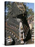 Nandi Bull Statue, Chamundi Hills, Karnataka, India-Occidor Ltd-Stretched Canvas