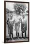 Nandi Warriors in Africa Photograph - Africa-Lantern Press-Framed Art Print