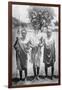 Nandi Warriors in Africa Photograph - Africa-Lantern Press-Framed Art Print