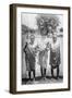 Nandi Warriors in Africa Photograph - Africa-Lantern Press-Framed Art Print