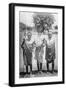 Nandi Warriors in Africa Photograph - Africa-Lantern Press-Framed Art Print