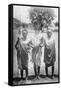 Nandi Warriors in Africa Photograph - Africa-Lantern Press-Framed Stretched Canvas