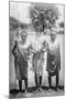 Nandi Warriors in Africa Photograph - Africa-Lantern Press-Mounted Art Print