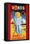 Nando - Il Robot a Telecomando-null-Framed Stretched Canvas