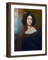 Nanette Kaula.Aus Der Schoenheitengalerie Koenig Ludwigs I. in Schloss Nymphenburg-Joseph Karl Stieler-Framed Giclee Print