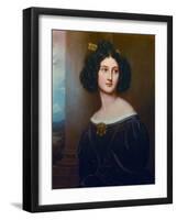 Nanette Kaula.Aus Der Schoenheitengalerie Koenig Ludwigs I. in Schloss Nymphenburg-Joseph Karl Stieler-Framed Giclee Print