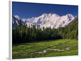 Nanga Parbat, from Fairy Meadows, Diamir District, Pakistan-Michele Falzone-Framed Photographic Print