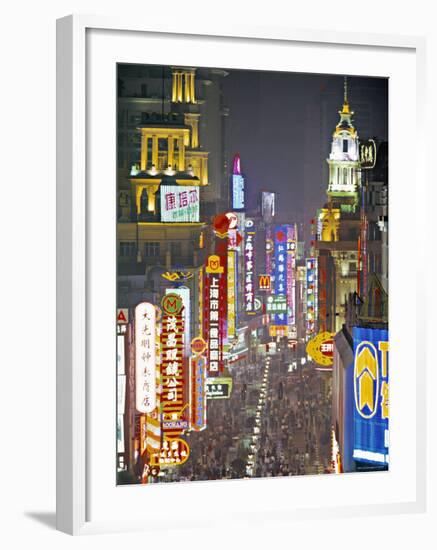 Nanjing Dong Lu, Shanghai, China-Walter Bibikow-Framed Photographic Print