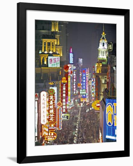 Nanjing Dong Lu, Shanghai, China-Walter Bibikow-Framed Photographic Print