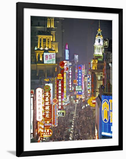 Nanjing Dong Lu, Shanghai, China-Walter Bibikow-Framed Photographic Print