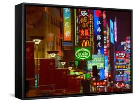 Nanjing Road on The Bund, Shanghai, China-Pete Oxford-Framed Stretched Canvas