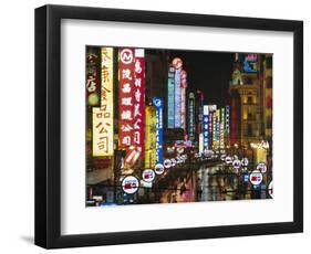 Nanjing Road, Shanghai, China-Charles Bowman-Framed Photographic Print