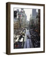 Nanjing Road, Shanghai, China-Tony Waltham-Framed Photographic Print