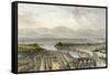 Nanking from Porcelain Tower-Thomas Allom-Framed Stretched Canvas