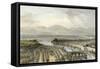 Nanking from Porcelain Tower-Thomas Allom-Framed Stretched Canvas