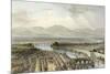 Nanking from Porcelain Tower-Thomas Allom-Mounted Art Print