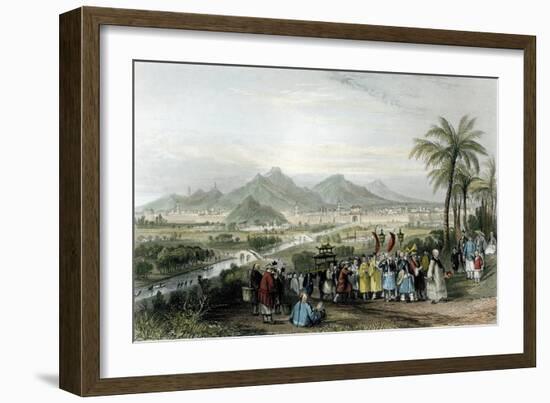 Nanking-Thomas Allom-Framed Art Print