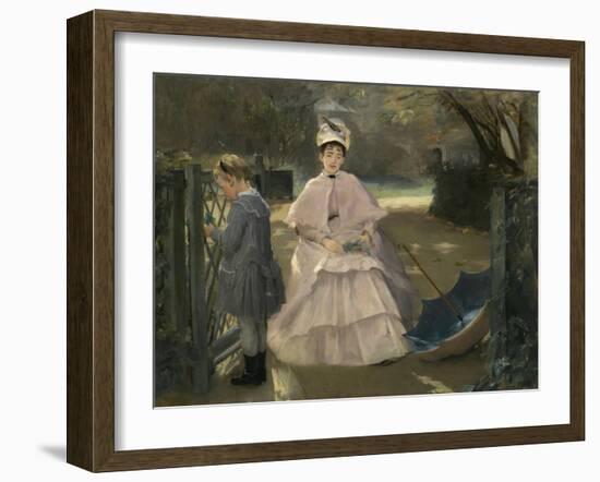 Nanny and Child, 1877-8-Eva Gonzales-Framed Giclee Print