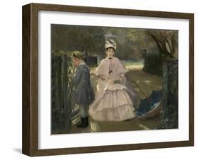 Nanny and Child, 1877-8-Eva Gonzales-Framed Giclee Print