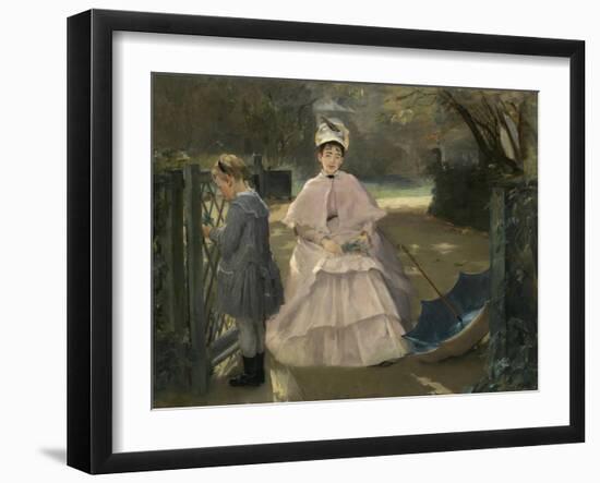 Nanny and Child, 1877-8-Eva Gonzales-Framed Giclee Print