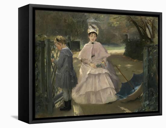 Nanny and Child, 1877-8-Eva Gonzales-Framed Stretched Canvas