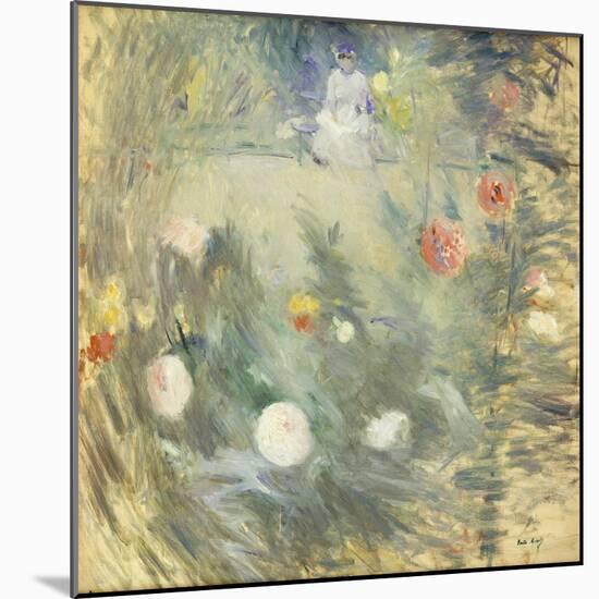 Nanny at the End of the Garden; Nourrice Au Fond D'Un Jardin, 1880-Berthe Morisot-Mounted Giclee Print