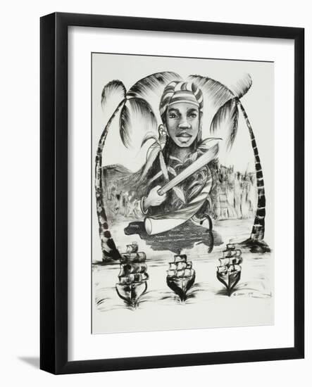 Nanny of the Maroons-Ikahl Beckford-Framed Giclee Print