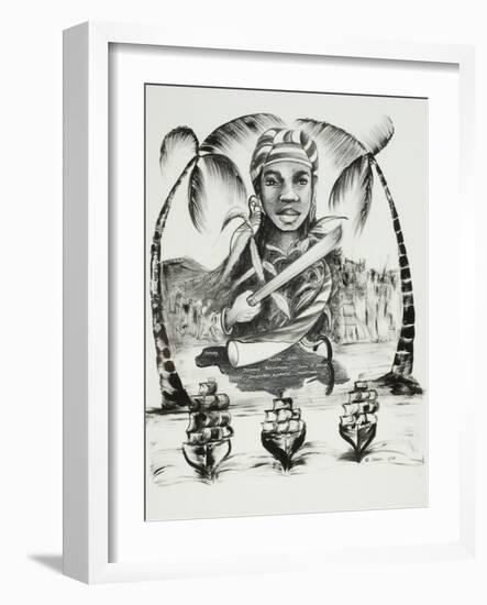 Nanny of the Maroons-Ikahl Beckford-Framed Giclee Print