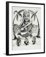 Nanny of the Maroons-Ikahl Beckford-Framed Giclee Print