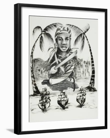 Nanny of the Maroons-Ikahl Beckford-Framed Giclee Print