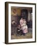 Nanny with Children-Helen Allingham-Framed Art Print