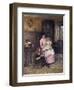 Nanny with Children-Helen Allingham-Framed Art Print