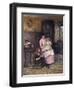 Nanny with Children-Helen Allingham-Framed Art Print