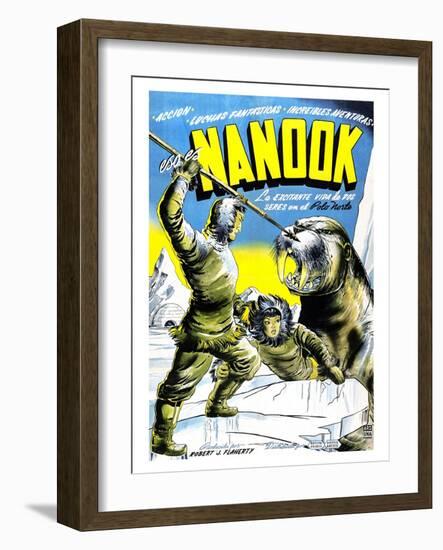 Nanook Of The North-null-Framed Art Print