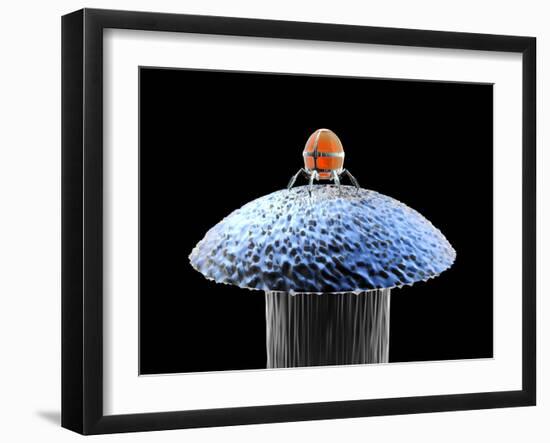 Nanorobot on Pin-Christian Darkin-Framed Photographic Print