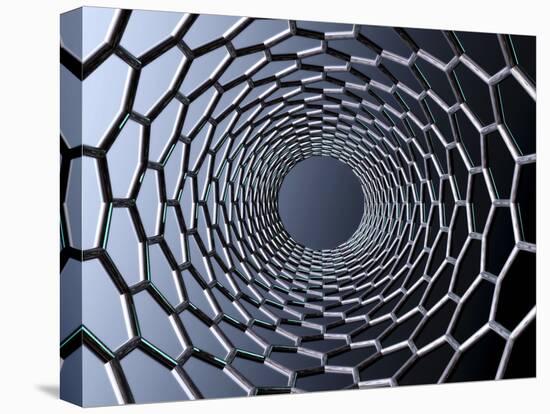 Nanotube Technology, Computer Artwork-Laguna Design-Stretched Canvas