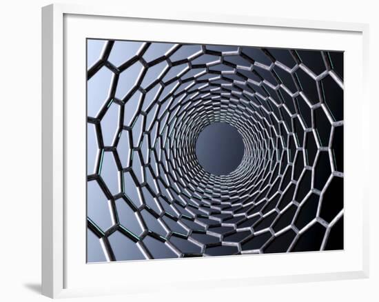 Nanotube Technology, Computer Artwork-Laguna Design-Framed Photographic Print