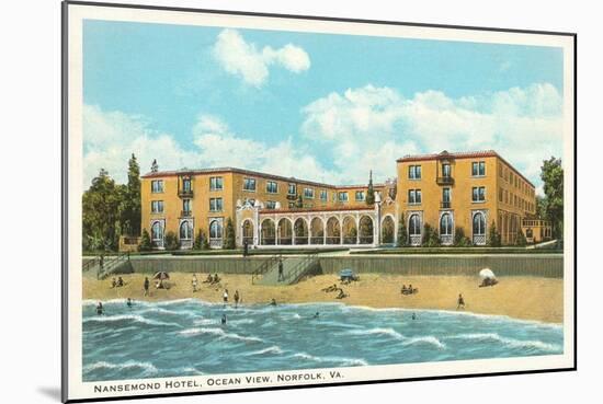 Nansemond Hotel, Ocean View, Norfolk, Virginia-null-Mounted Art Print