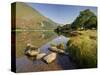 Nant Gwynant, Snowdonia National Park, Wales, Uk-David Wogan-Stretched Canvas