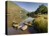 Nant Gwynant, Snowdonia National Park, Wales, Uk-David Wogan-Stretched Canvas