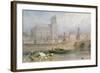 Nantes Cathedral from the River-Myles Birket Foster-Framed Giclee Print