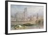 Nantes Cathedral from the River-Myles Birket Foster-Framed Giclee Print