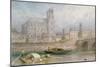 Nantes Cathedral from the River-Myles Birket Foster-Mounted Giclee Print