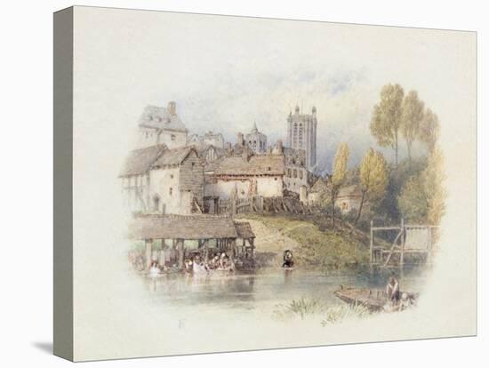 Nantes, France-Myles Birket Foster-Stretched Canvas