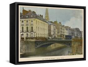 Nantes: L'Erdre-null-Framed Stretched Canvas