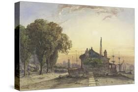 Nantes-William Wyld-Stretched Canvas