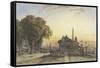 Nantes-William Wyld-Framed Stretched Canvas