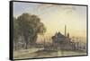 Nantes-William Wyld-Framed Stretched Canvas