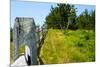 Nantucket Island Weathered Wood Fence Photo Poster-null-Mounted Poster